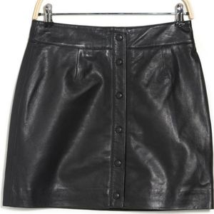 Walter Baker genuine leather skirt